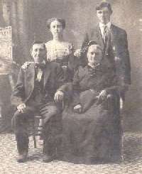Michael & Angeline (Putz) Schwebach (front); Susanna (Schmitt) Hagel & John Schmitt, grandchildren