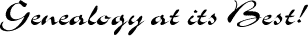 Genealogy Records